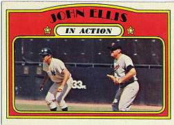 1972 Topps Baseball Cards      048      John Ellis IA